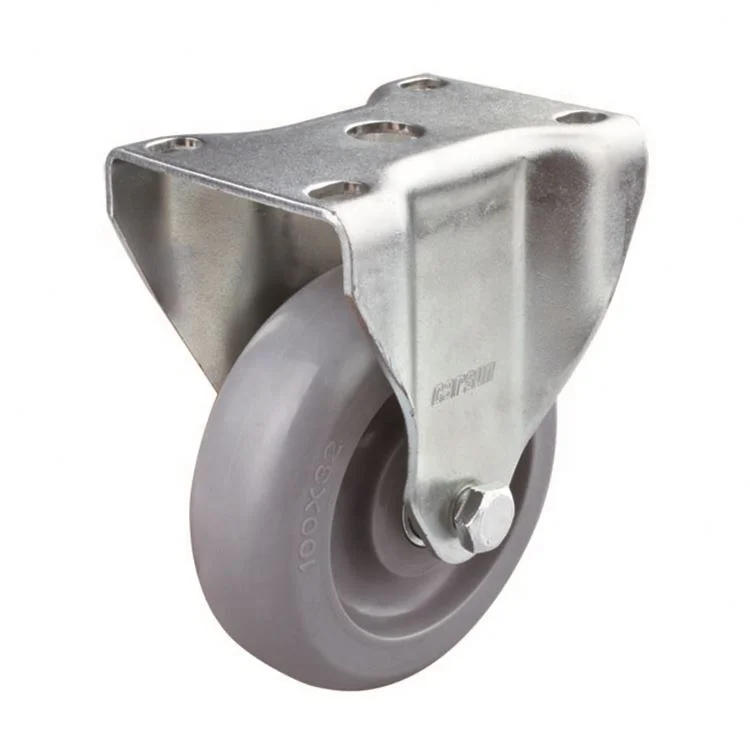 Средний Долг ПУ/ПВХ Промышленные направляющие колесные тележки тяжелых 5 дюймов PP промышленные колеса