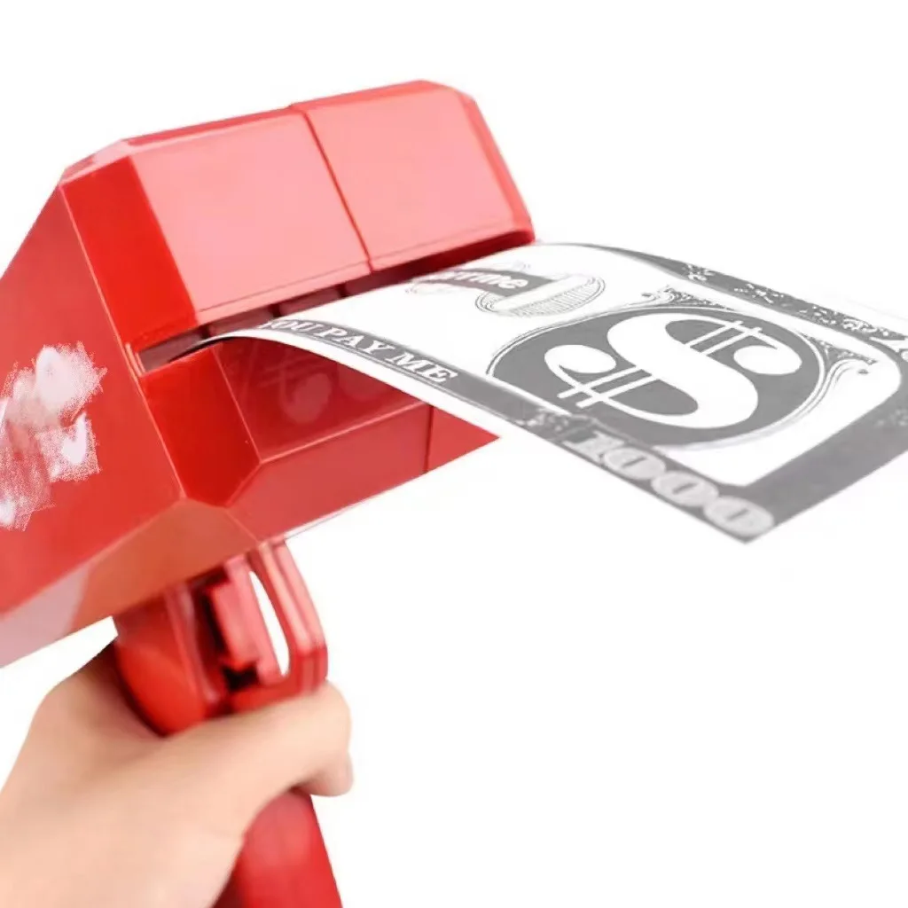 Internet celebrity banknote money scattering pistol spray money spit machine decompression toy guns