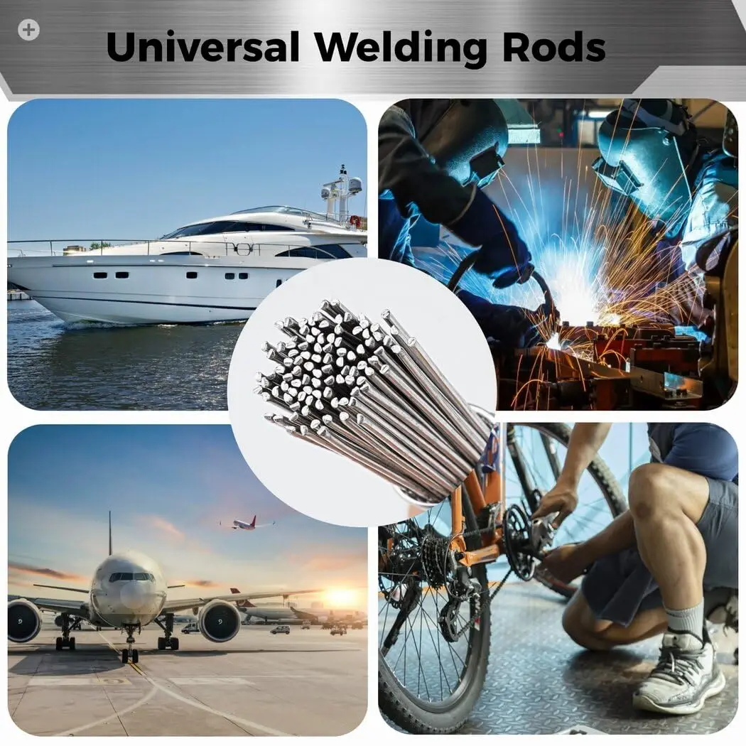 New Low Temperature Easy Melt Aluminum Welding Rods Solder Bars Cored Wire Rod Tin Flux For Soldering Aluminum