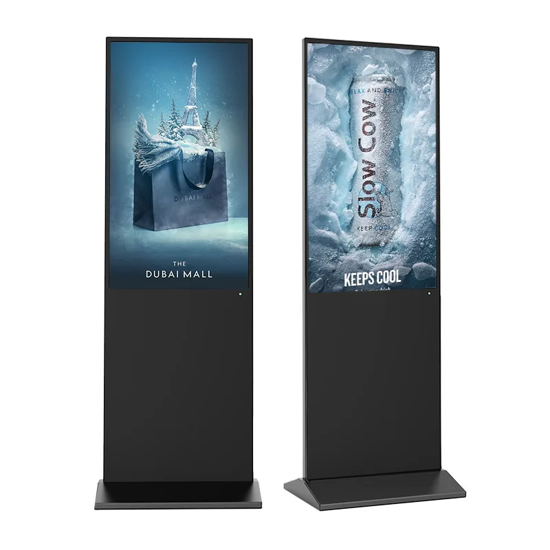 Led Poster Mirror Outdoor Advertising Display Screen Lcd Car Software Battery Powered Digital Signage