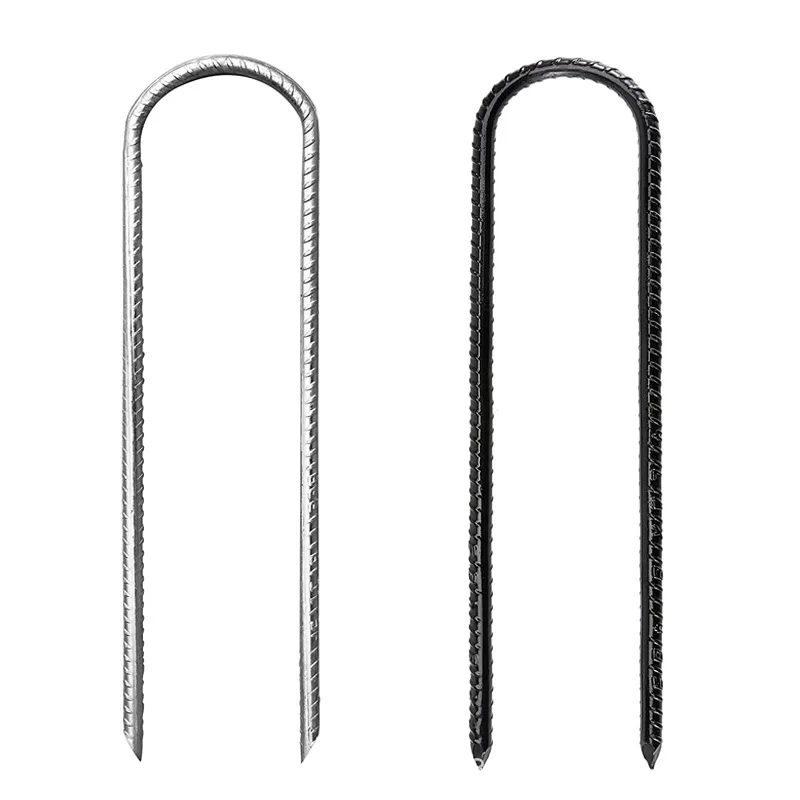 Rust Proof Coated Steel Ground Stakes Anchors/J-Hook Trampoline Stake Anchors
