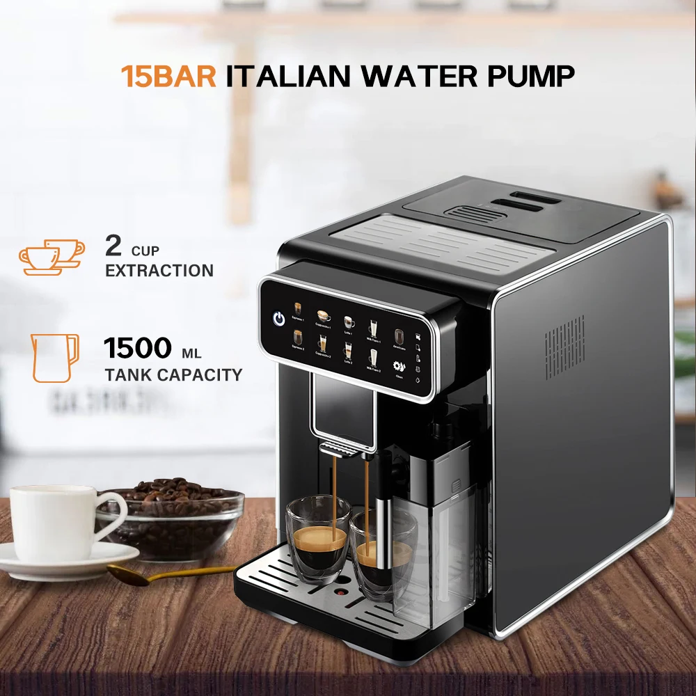 Touch Screen cafetera de expreso profesional electrica vollautomatische kaffeemaschine Automatic Espresso Coffee Machine