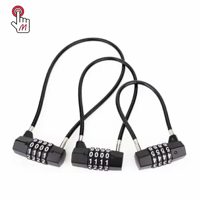 Large Lengthened Beam Locker cabinet door handles padlock 4 digit combination safety padlock