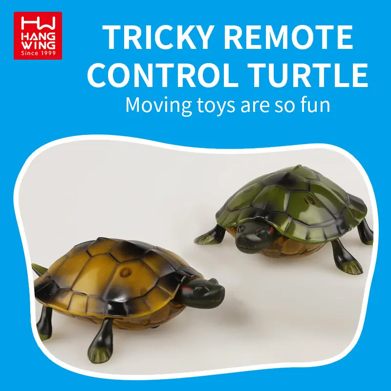 HW Radio Control Animal Toys Simulation Infrared Turtle Plastic RC Funny Cartoon Infrared Tier Pet Toys