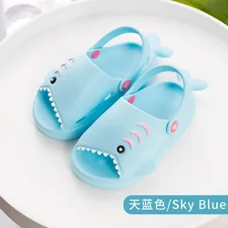 Factory Price Animal Shape Soft Comfortable Kids Cute Beach Shark EVA Sandal For Kids