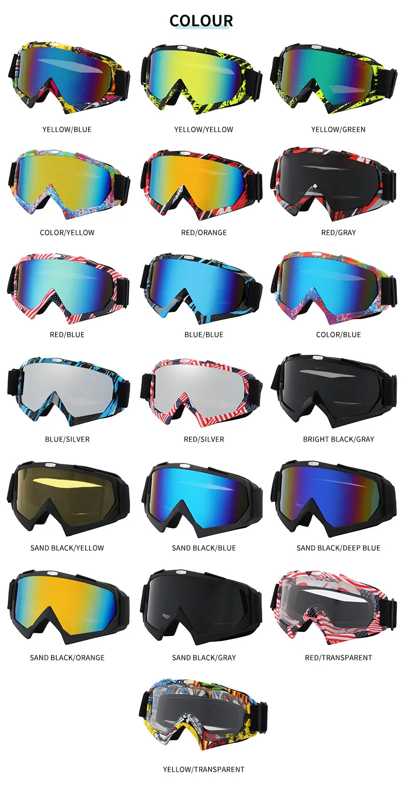 Ski Goggles Manufacturer OEM Custom Anti-Fog Googles Snowboard Glasses Ski Snow Goggles