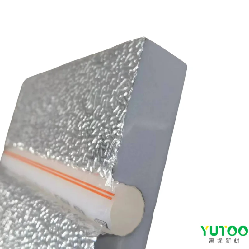 Water floor heating system embossed with Aluminum foil XPS foam core Underfloor radiant heating