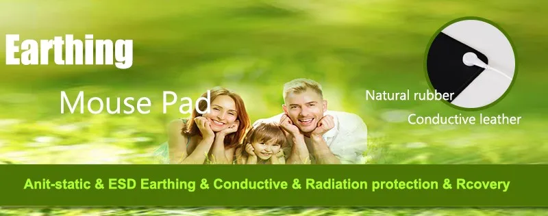 Grounding Mat Computer Mouse Pad,Reduce Pain and Inflammation, Reconnect to The Earth EMF Recovery