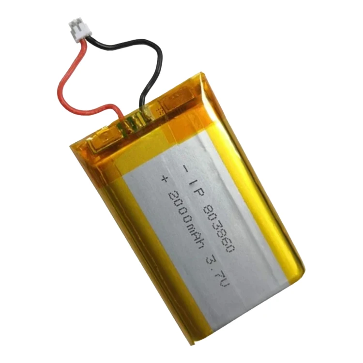 lipo 803860 2000mah  3.7V battery with IEC62133 UN38.3 MSDS certification for medical battery