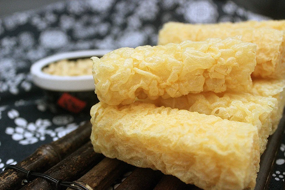 Hot Sale Healthy and No chemical seasoning Fresh customized  tofu skin sheets skin bean curd stick