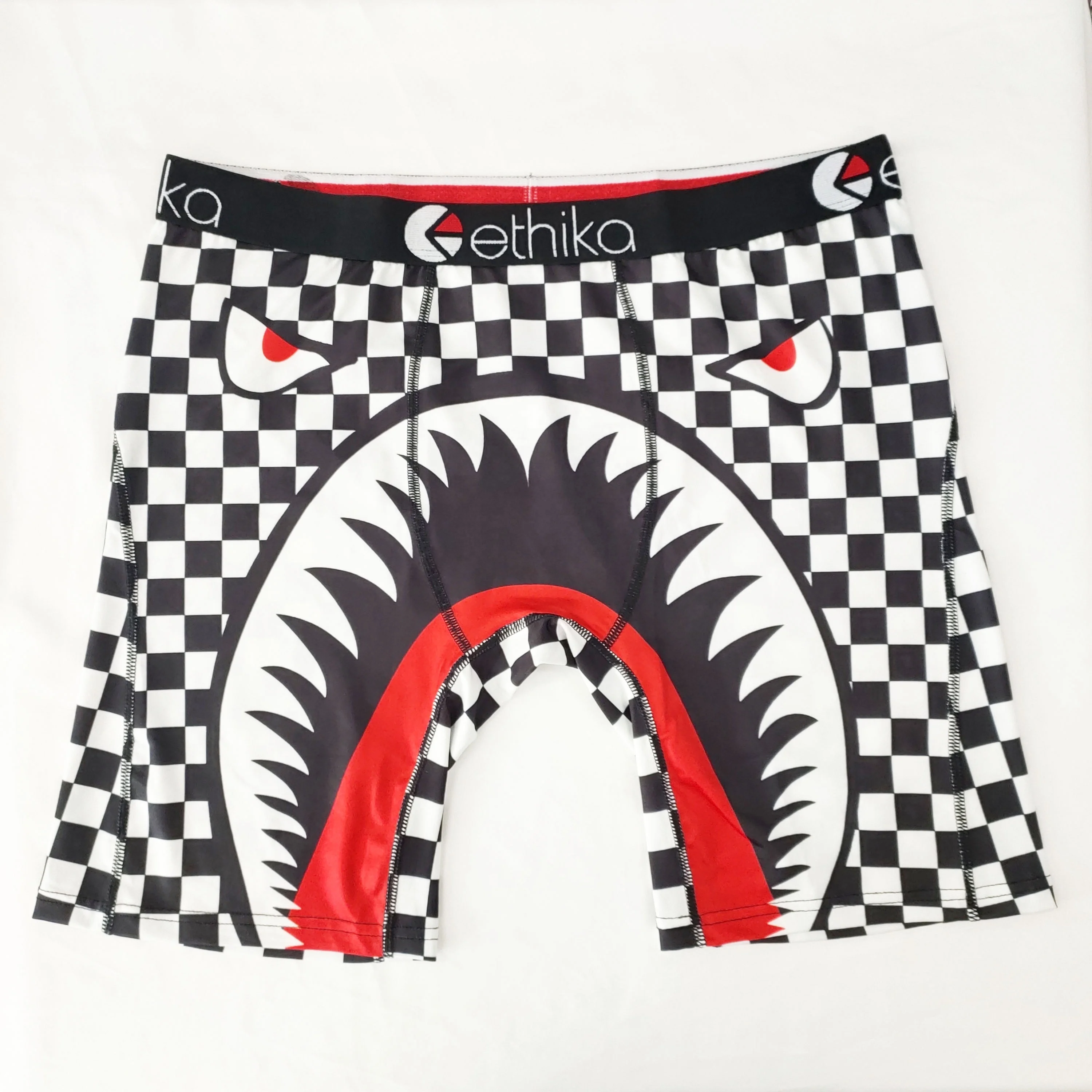
New arrival ethika boxer briefs man fitness long shorts printing polyester breathable boxer briefs soft wear underwear 