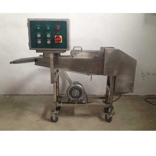 Custom Support Chicken Nuggets Battering Breading Machine Cutlet Batter Covering Machine Chicken Breading Machine