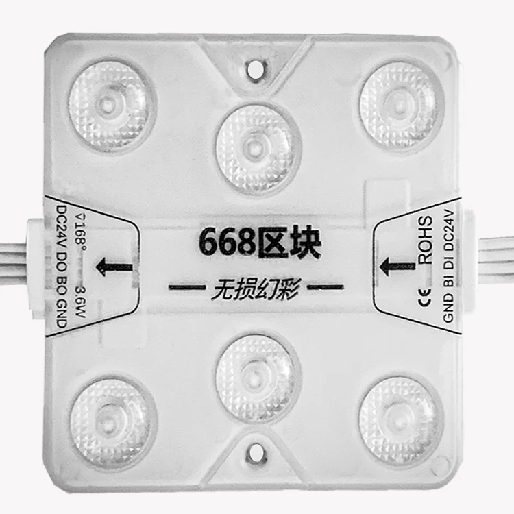 IP68 квадратный RGB модуль большой наружный световой короб потолочное освещение с мягкой пленкой светодиодные модули 24 В