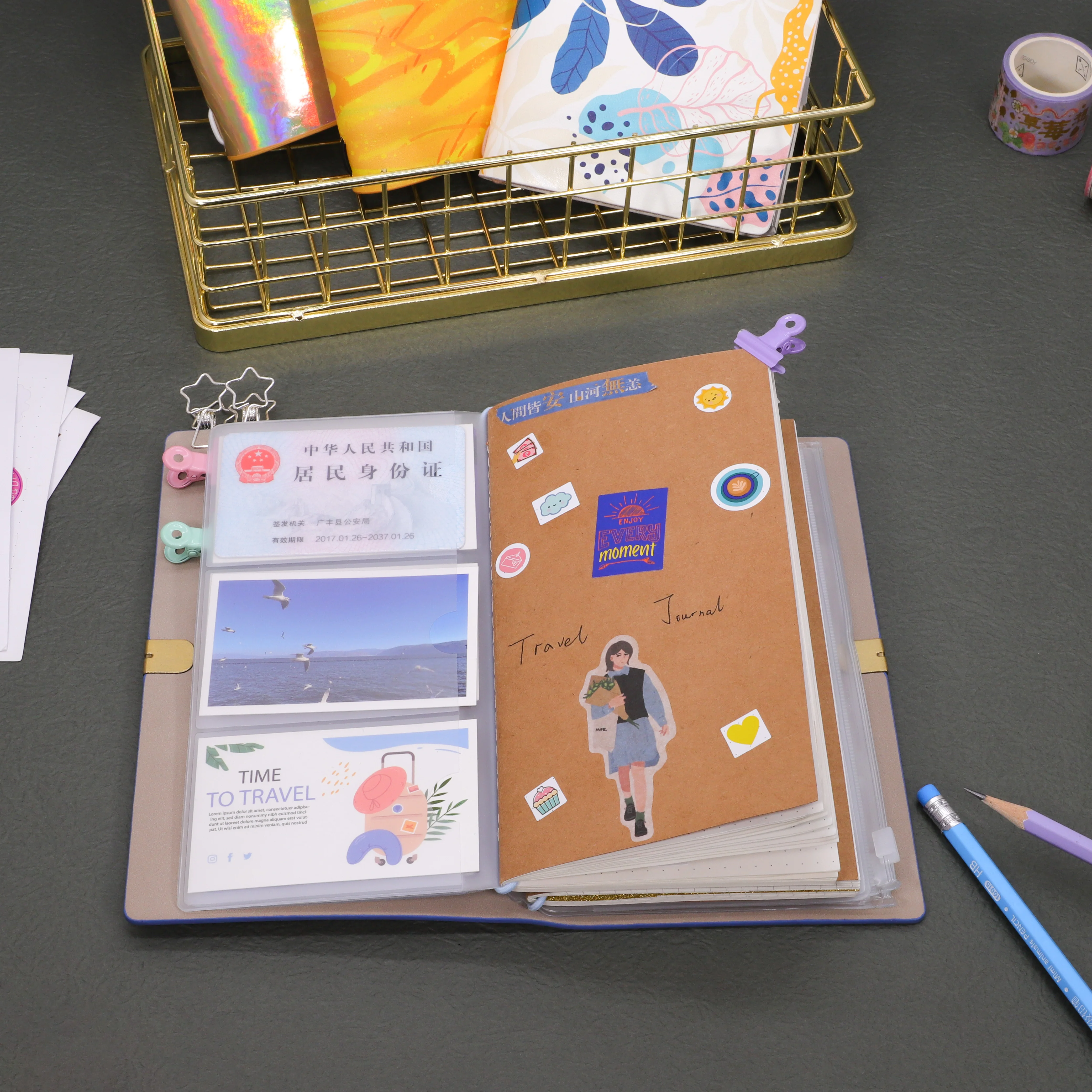 SIDAIXUE Travel Journal for Women, Men Travel Notebook to Preserve Your Trips & Memories World Adventure Book