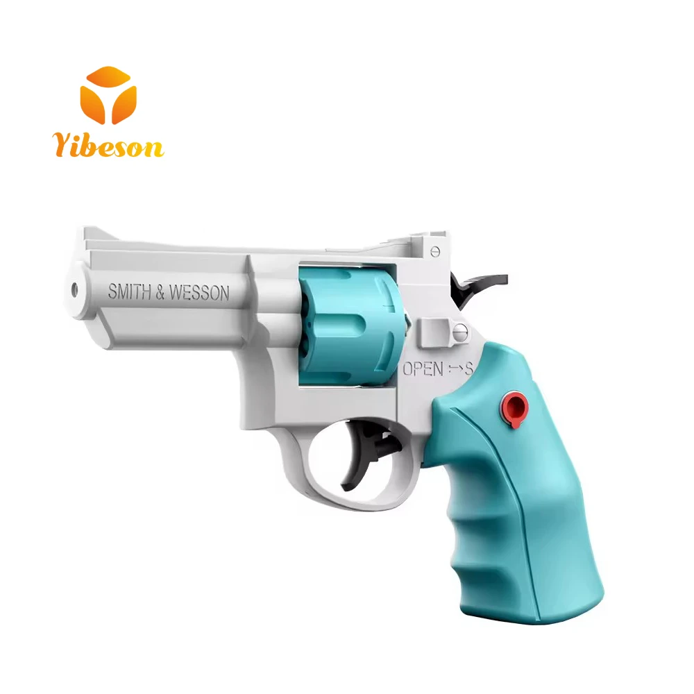 Kids Portable Outdoor Shooting Water Sprinkler Squirt Pistol Gun Plastic Revolver Water Gun Toys