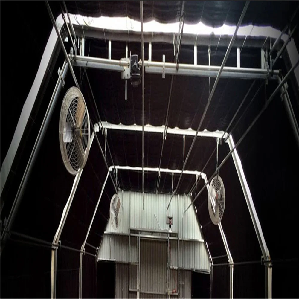 Hot Galvanized Steel Fully Automated Commercial Light Deprivation Greenhouse