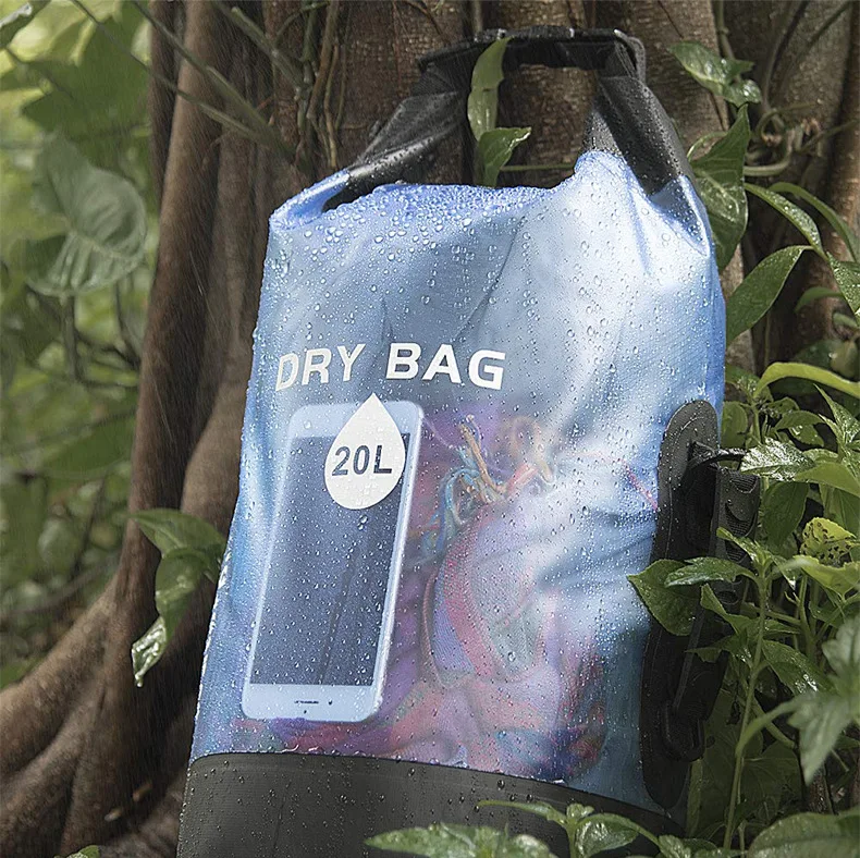 Wholesale Manufacture Outdoor Travel Gym Floating Fully Waterproof Pvc 40l Heavy Duty Dry Duffel Bag For Boating Kayaking