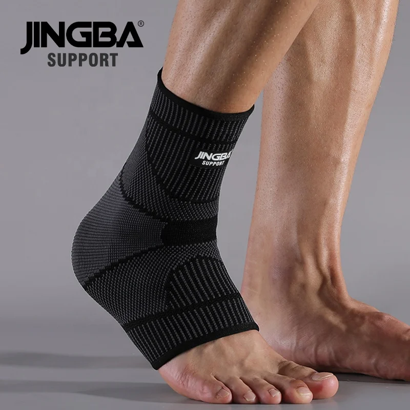 JINGBA Wholesale New Sport Ankle Brace for Joint Pain Relief Sprained Ankle Support Stabilizer for Hiking Jogging Weightlifting
