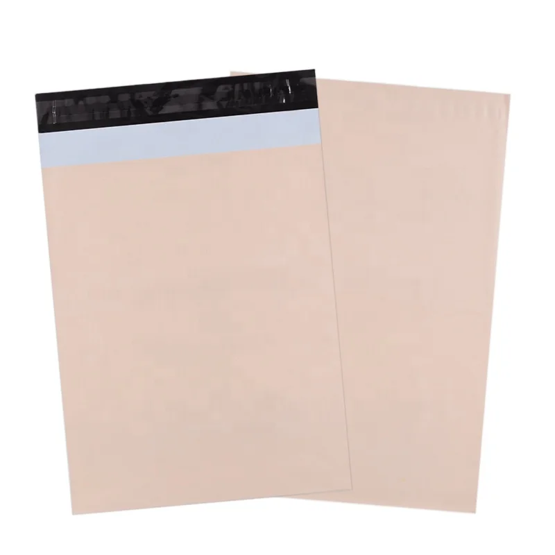 Custom Printing Nude Color Poly Mailer Bag Biodegradable Shipping Bags T shirts Clothing Packages