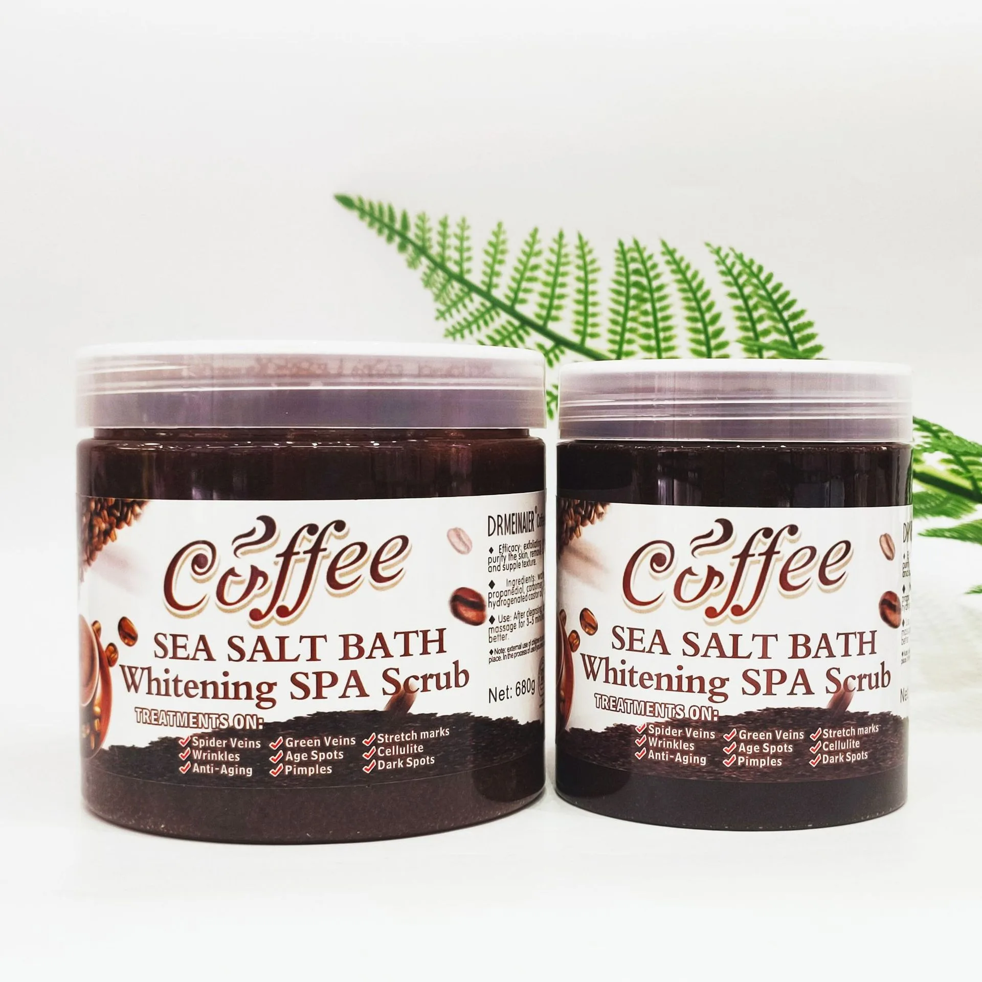 Custom  Coffee Bubble Scrub Bath Salt To Remove Rough Skin Exfoliate Dead Skin Moisturizing Sea Salt Kaffee-peeling-badesalz