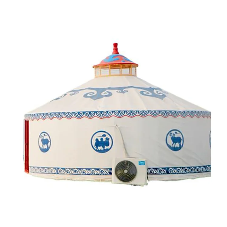 Wholesale Luna Bella Tent Glamping Base Resort Luxury Outdoor Large Camping Winter Tents Yurt 5 6 Meter Bell Tent