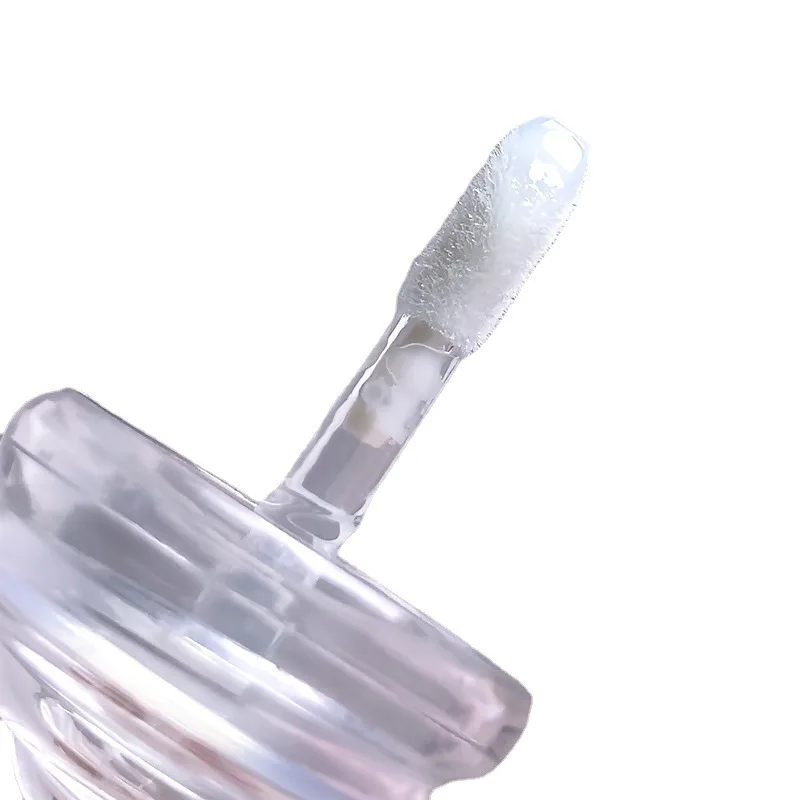 2024 New Cosmetic Milk Tea Shape Honey Lip Oil Lip Gloss Keychain Convenient Portable Lip Gloss For Temporary Makeup
