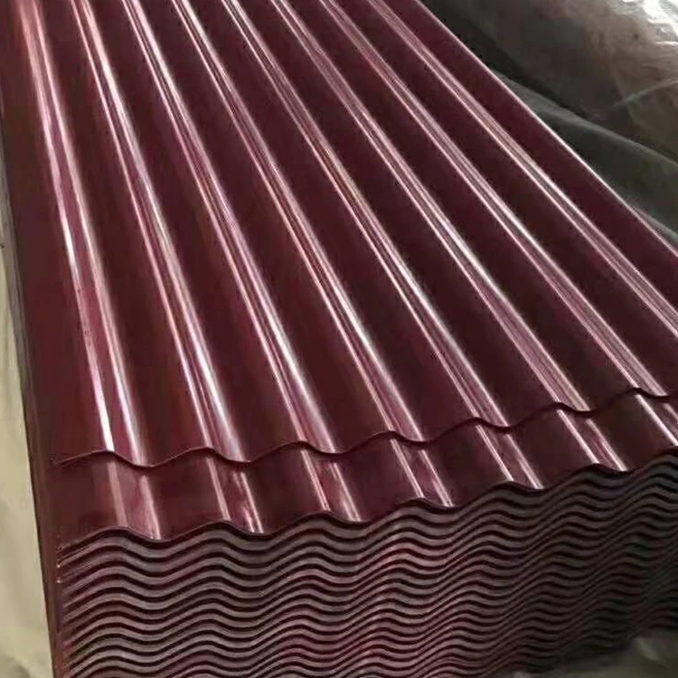PPGI roofing steel sheets color coated galvanized corrugated corrugated zinc 30-275gsm Long span color steel corrugated