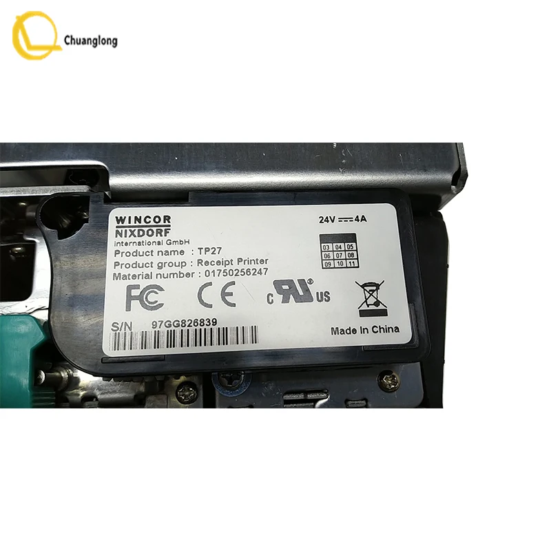 Wincor Nixdorf TP27 Receipt Printer 01750256247 1750256247 Wincor Receipt Printer TP27 (P1+M1+H1)  80mm