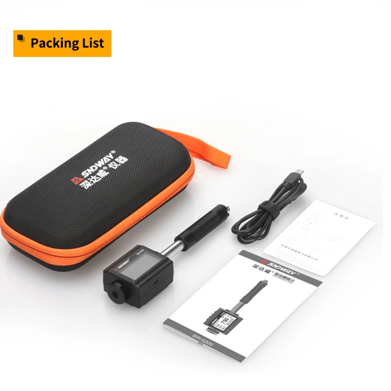 SNDWAY  SW-6200 Mini Digital Multiple Hardness Scale 170-960 HLD Leeb Hardness Tester for Metal Steel