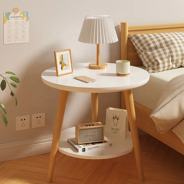 Bedroom Furniture Wholesale Modern Solid Wood Bedside Table Nightstand