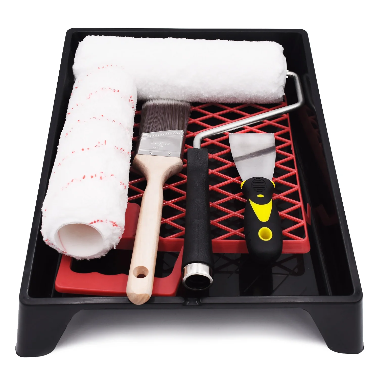 CIC paint roller brush set 6pcs paint roller brush set adjustable roller