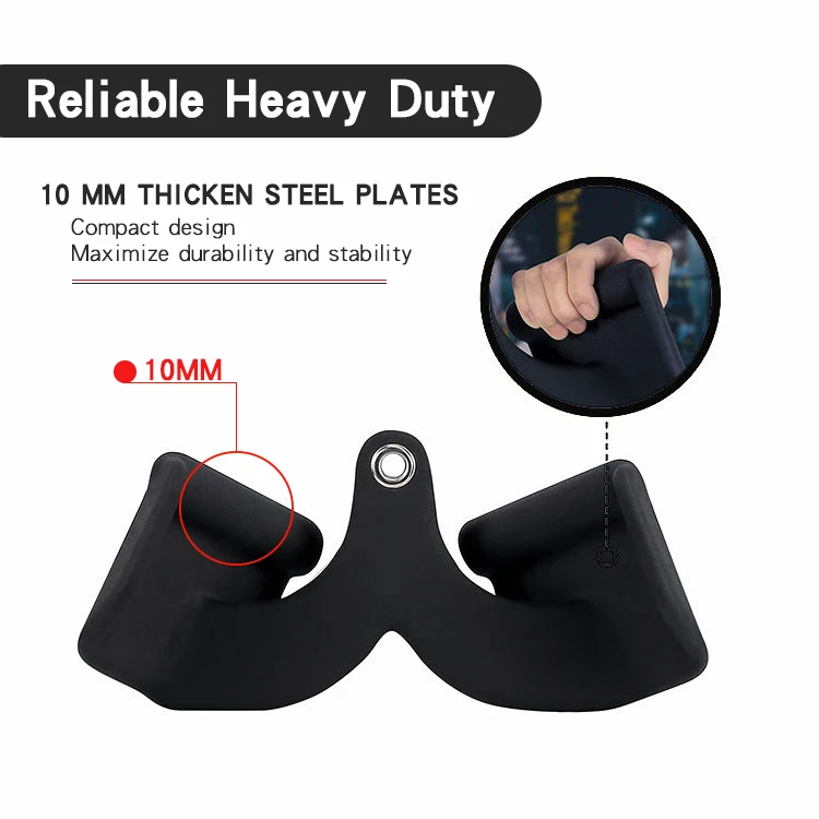High quality Pull down tricep lat pull down bars set adjustable handle gym grip handle  for fitness