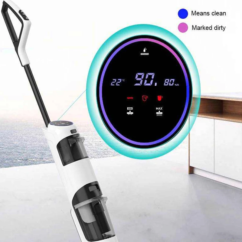 Mops and Brooms Wireless Vacuum and Mop Floor Washing Machine Wet Dry Vaccum Cleaner Cordless Battery Brushless Motor K9 60 80