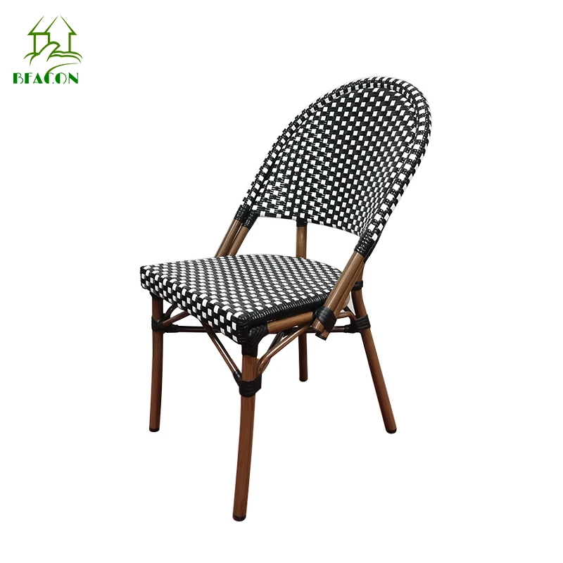 Modern french style cafe chair restaurant outdoor dining set high quality french bistro dining chair