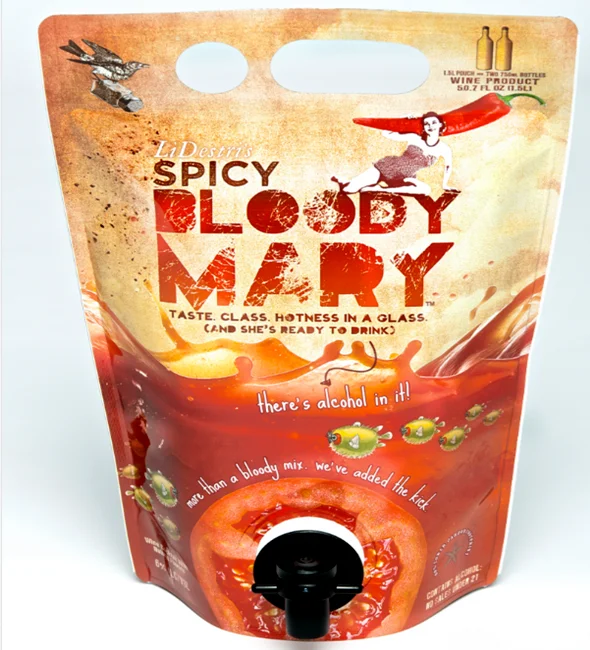 aluminum foil bag in box for  drink coffee