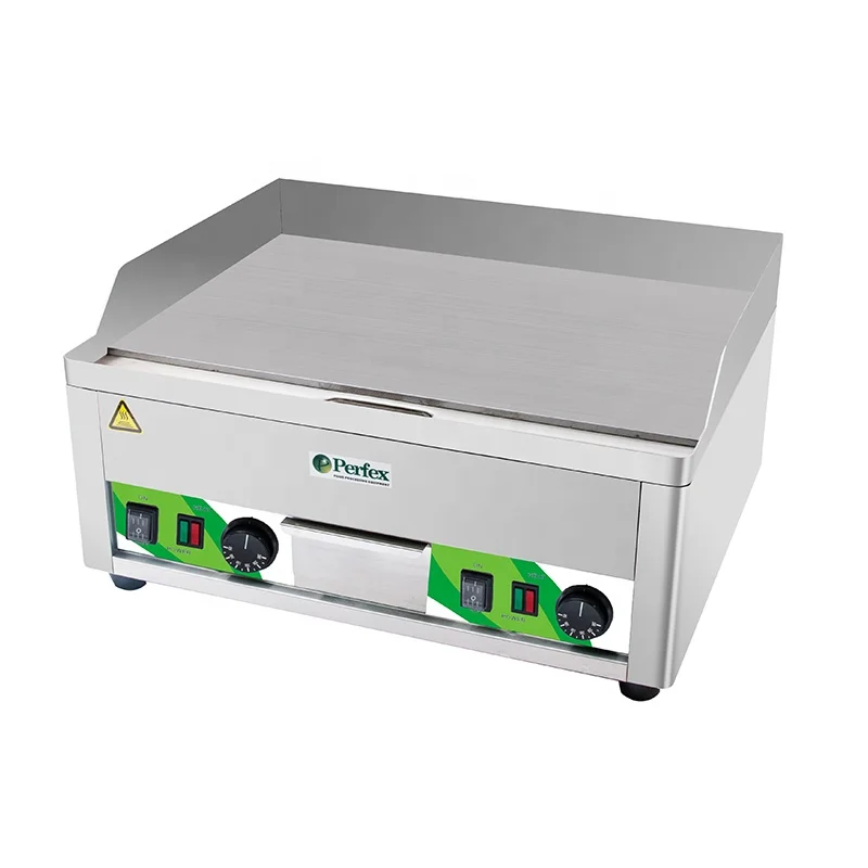 Electric plancha grill gas cook top commercial using electric griddle