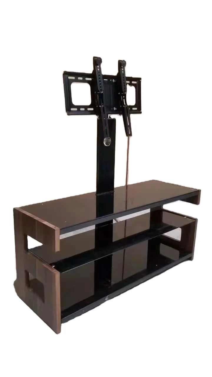 Modern Glass TV Cabinet Rotation Adjustment Living Room Furniture Direct Factory Outlet Home Use