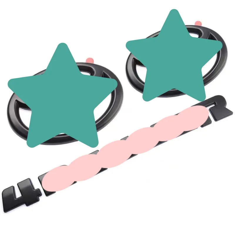 Abs Cover Car Logo Body Stickers Car Modification Accessories