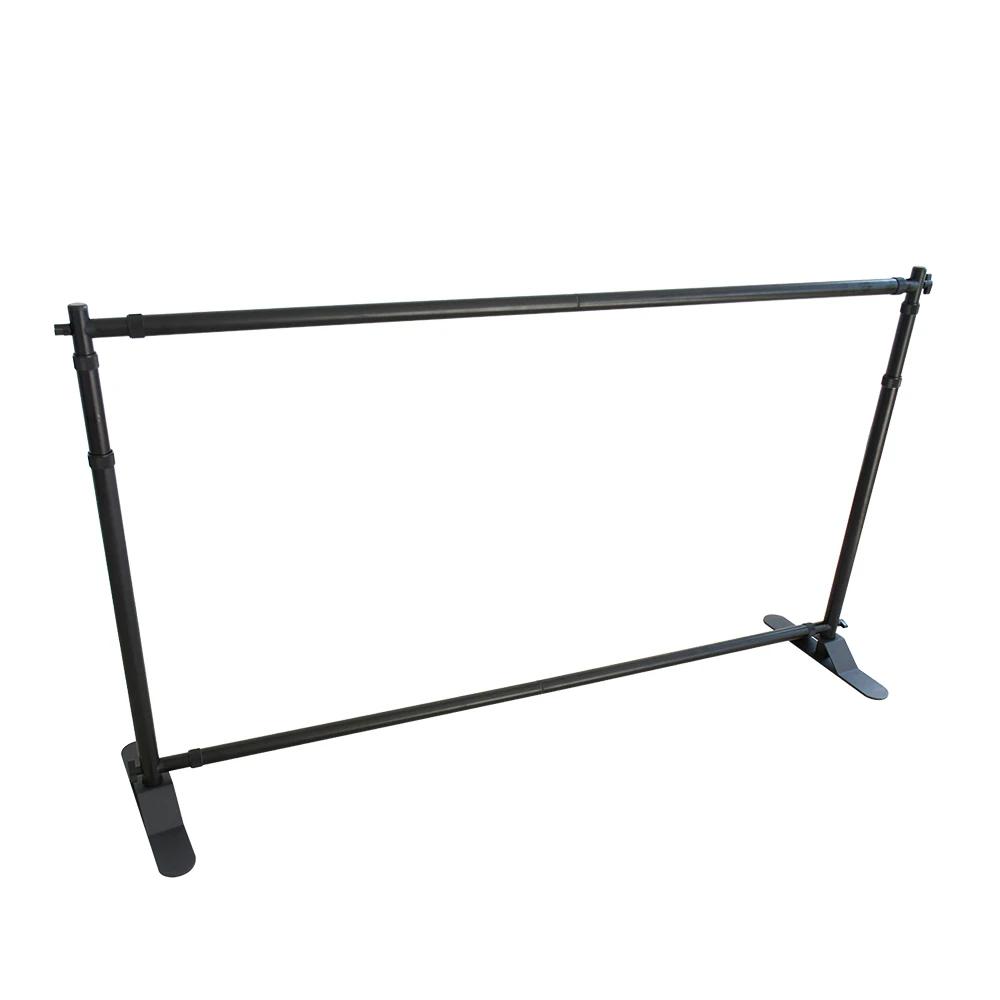 Portable heavy duty large size backdrop stand telescopic adjustable banner display