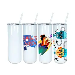 USA Warehouse free shipping 10oz 12oz 15oz 16oz 20oz  22oz 25oz  30oz sublimation tumbler cup glass can water bottle  coffee mug