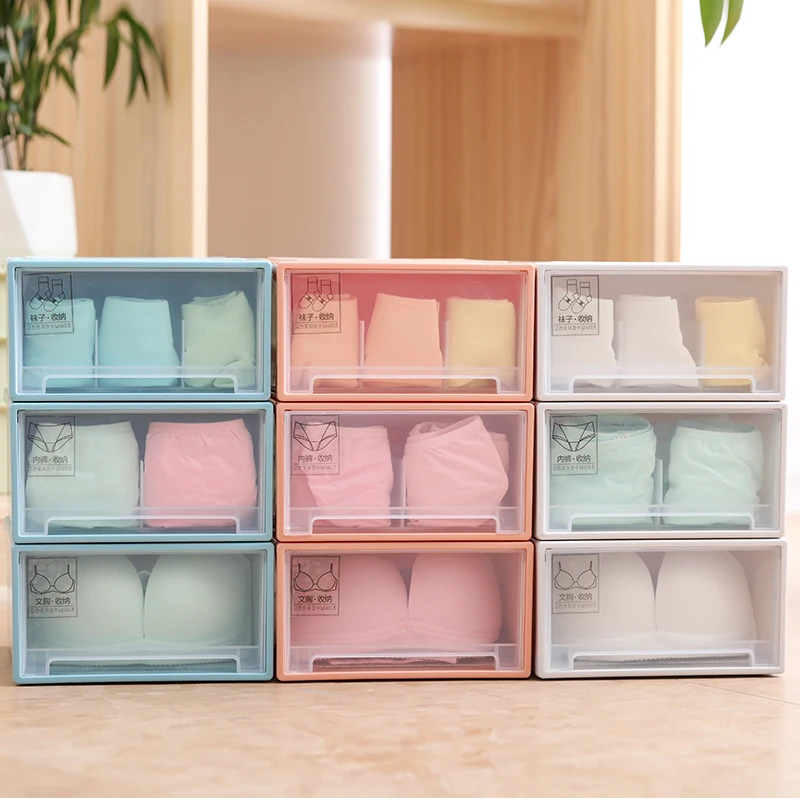 
Plastic Belts Ties Underwear Storage Foldable Underwear Sock Drawer Closet Organizer 