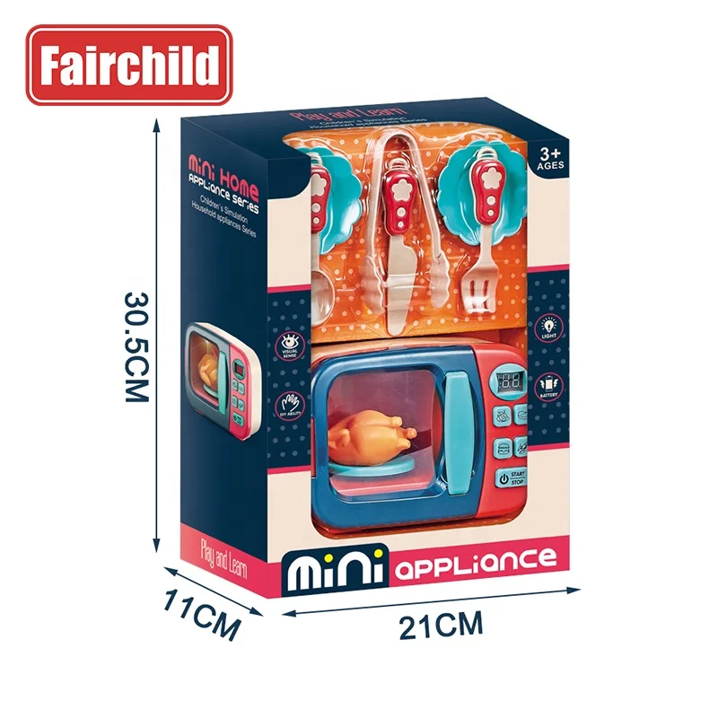 Real Cooking Plastic Kids Girls Children Funny Kitchen Play Toy Set Pretend Mini Home Appliance