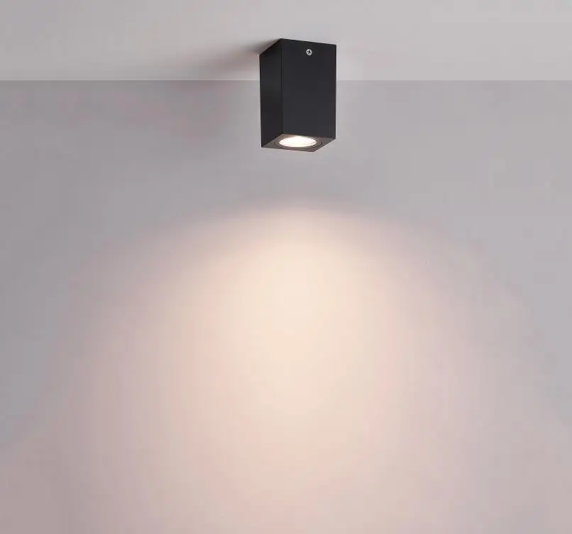 PL376 yuyao factory square MAX.7W GU10 патрон светодиодный потолочный светильник для улицы