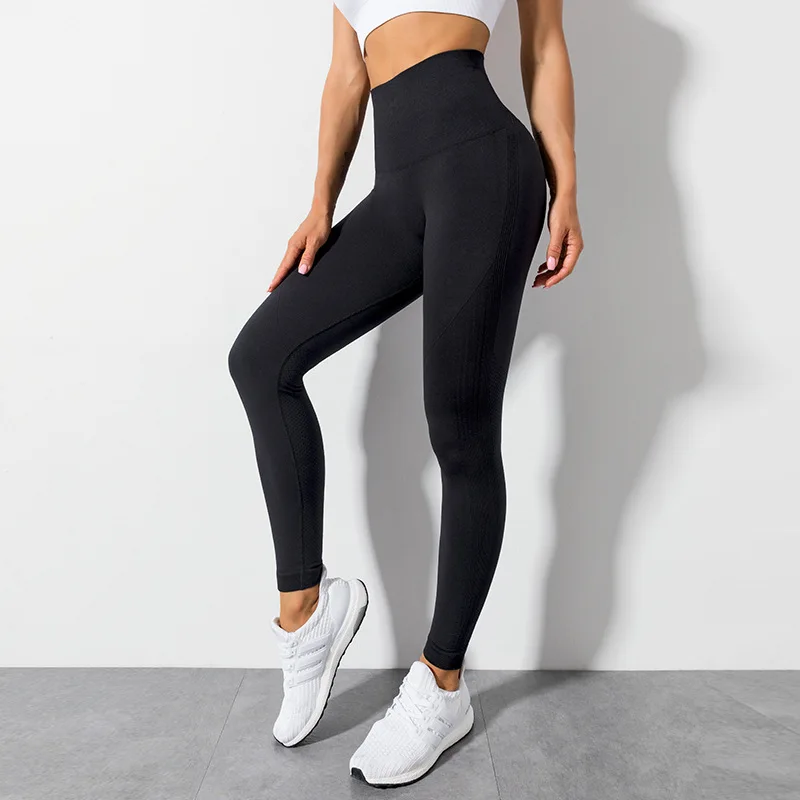 Yoga Pants With Pockets For Women Workout Clothing Seamless Compression Leggings Supplier Manufacturer