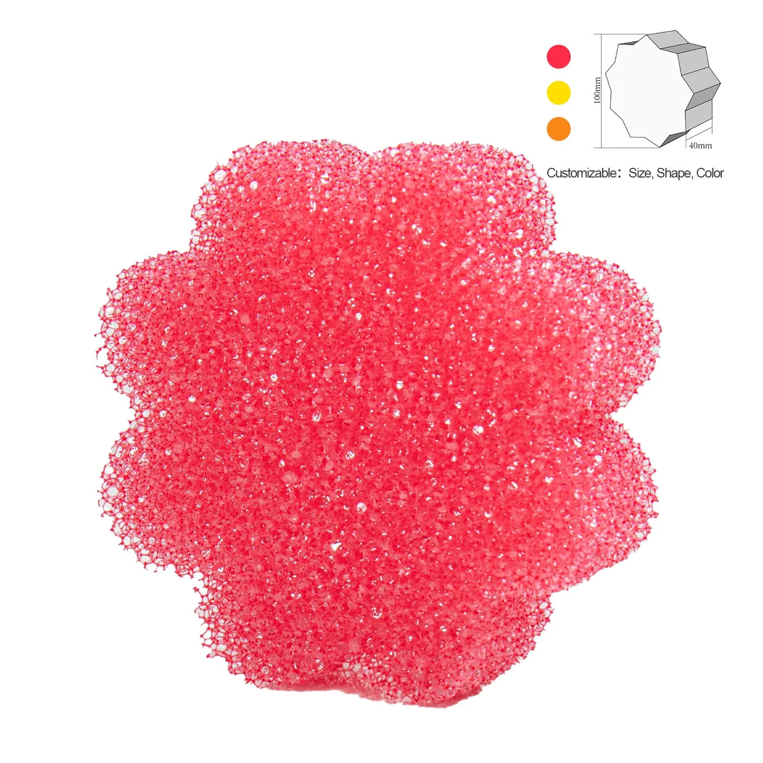 2024High Quality  Dishwashing sponge Scrub sponge kitchen products Sponge Scouring Pads