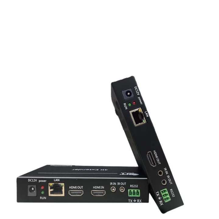 High Quality Rj45 Rs232 60Hz 30M 60M 120M Single Power Extender HDMI 1.4 Over Ethernet Over Cat6 4K HDMI Extender