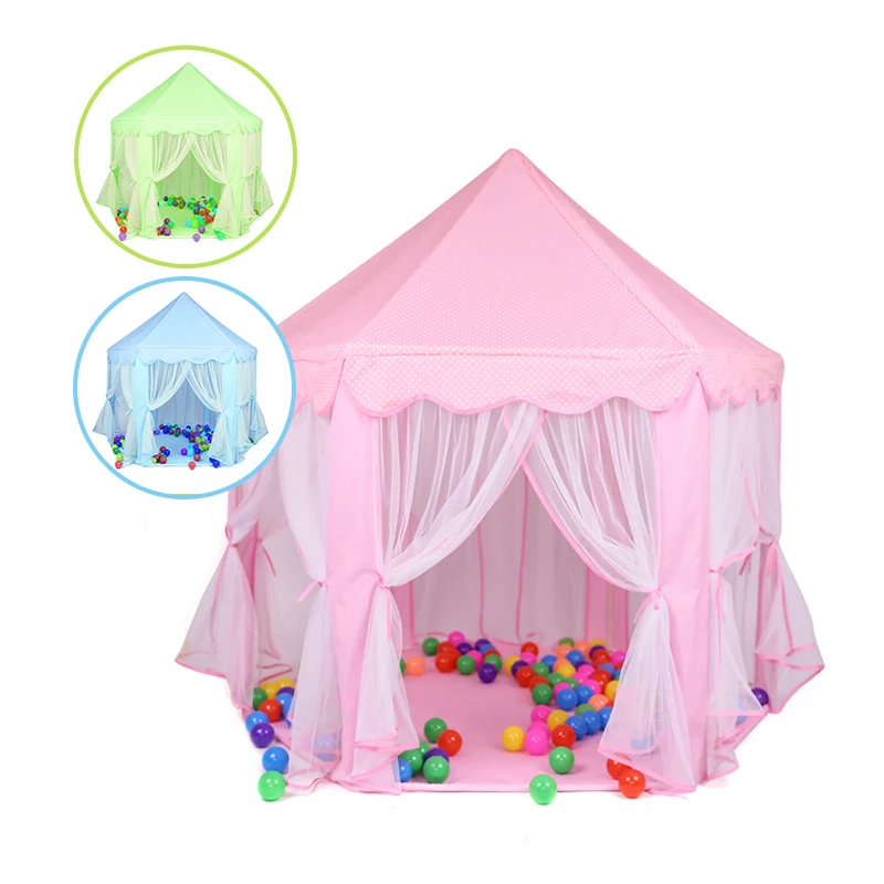 High quality dream circus sleepover game pink girl princess play house big kids children baby tent