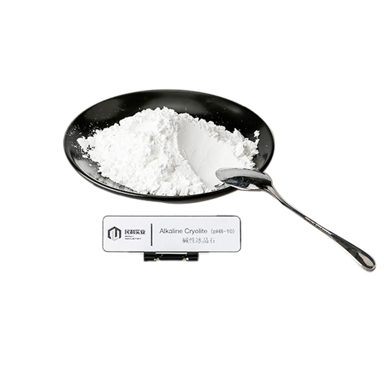 white Powder Alkaline Cryolite for glass anti reflective coating