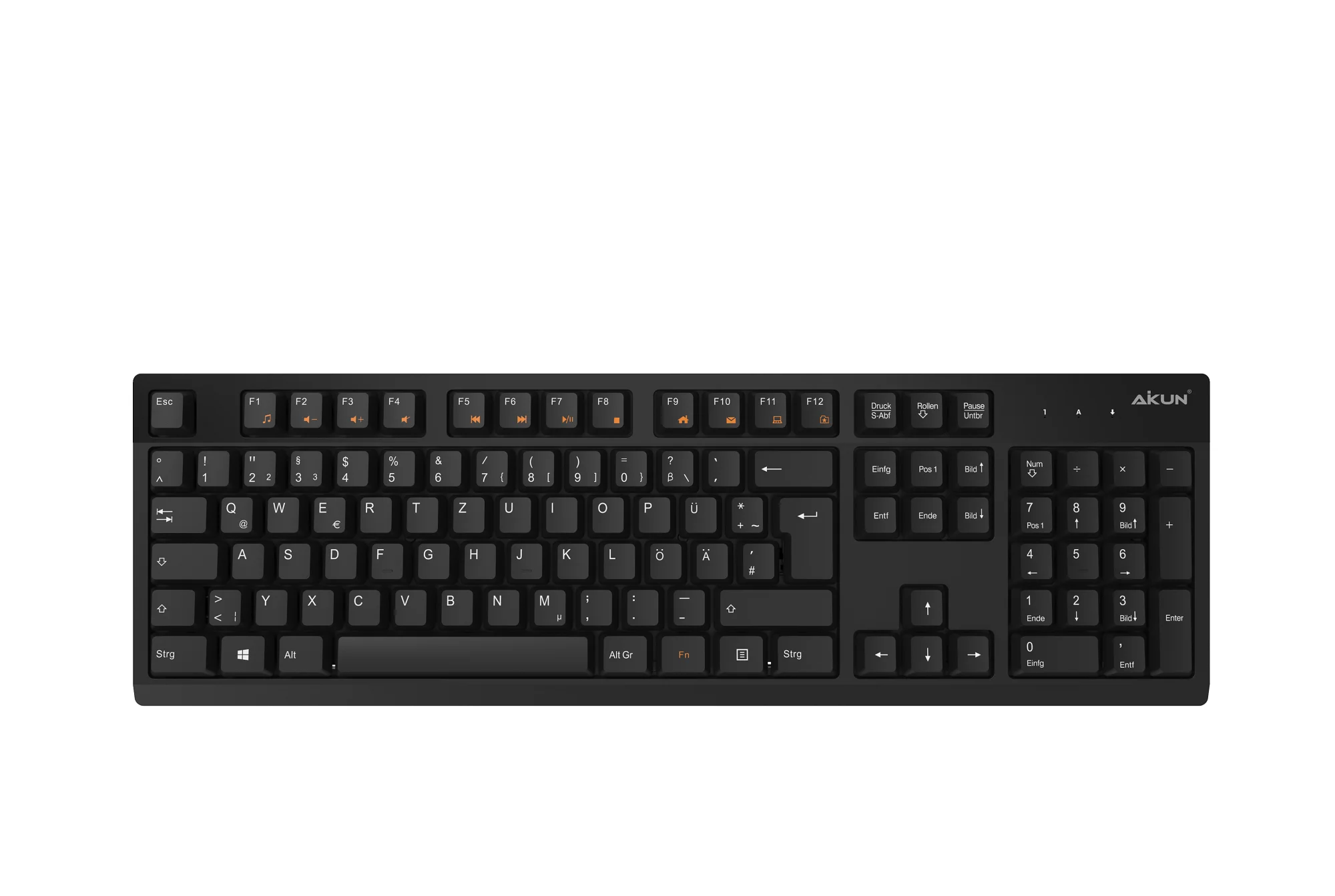 Wired office Keyboard KB251 without light  full-size Ultra thin  multimedia Keyboard use for home office