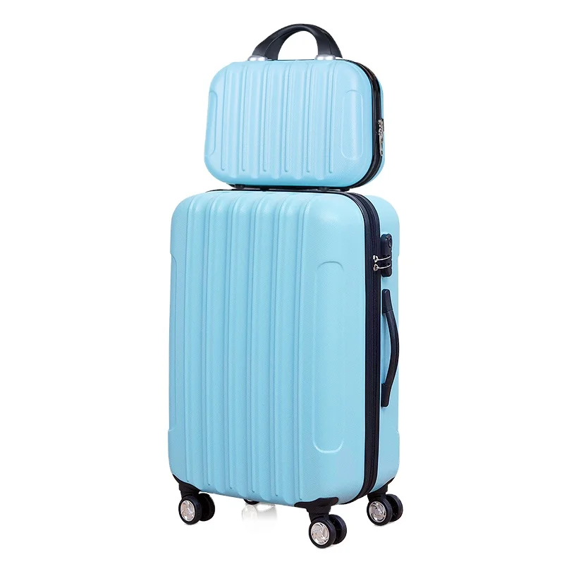 22 24 28 inch travel suitcase on spinner wheels rolling luggage set 20  carry on cabin trolley luggage bag Women luggage set
